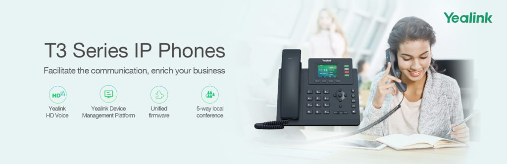 Yealink T3 Series Banner, Available through 888VoIP