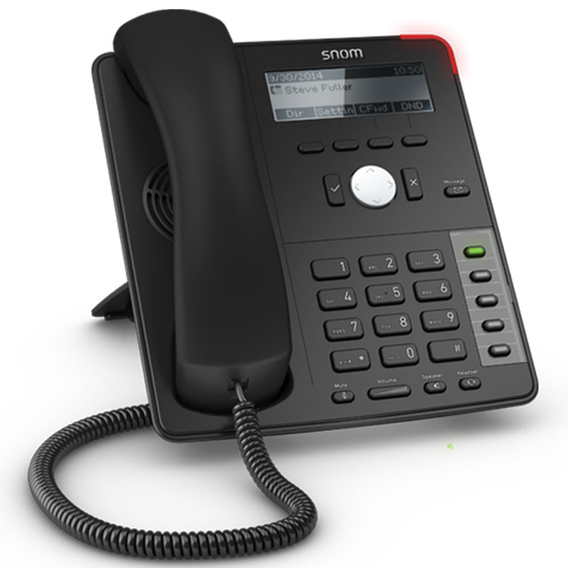 Snom SNO-D712 HD Audio IP Desk Telephone with Line 3.2" Display  電話、FAXアクセサリー