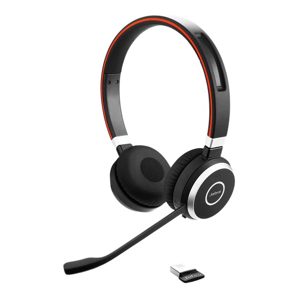 Jabra Evolve 65 Stereo UC wireless headset and Link 370