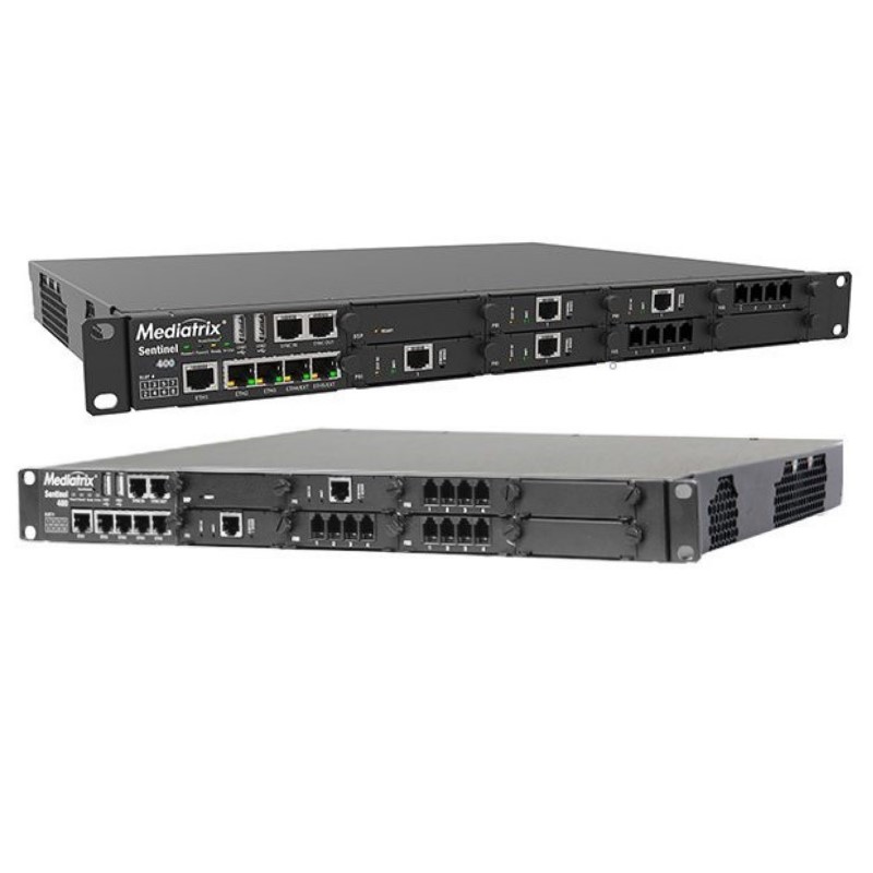 Mediatrix Sentinel 400 (Model S) with 2x 1E1/T1 and to SBC Licenses