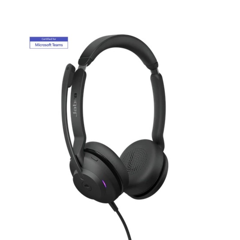 Jabra Evolve2 30 Wired USB type C headset for Microsoft Teams with integrated busy light