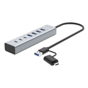 Manhattan 7-Port USB 3.0 Type-C / Type-A Combo Hub 3+4 - 181136