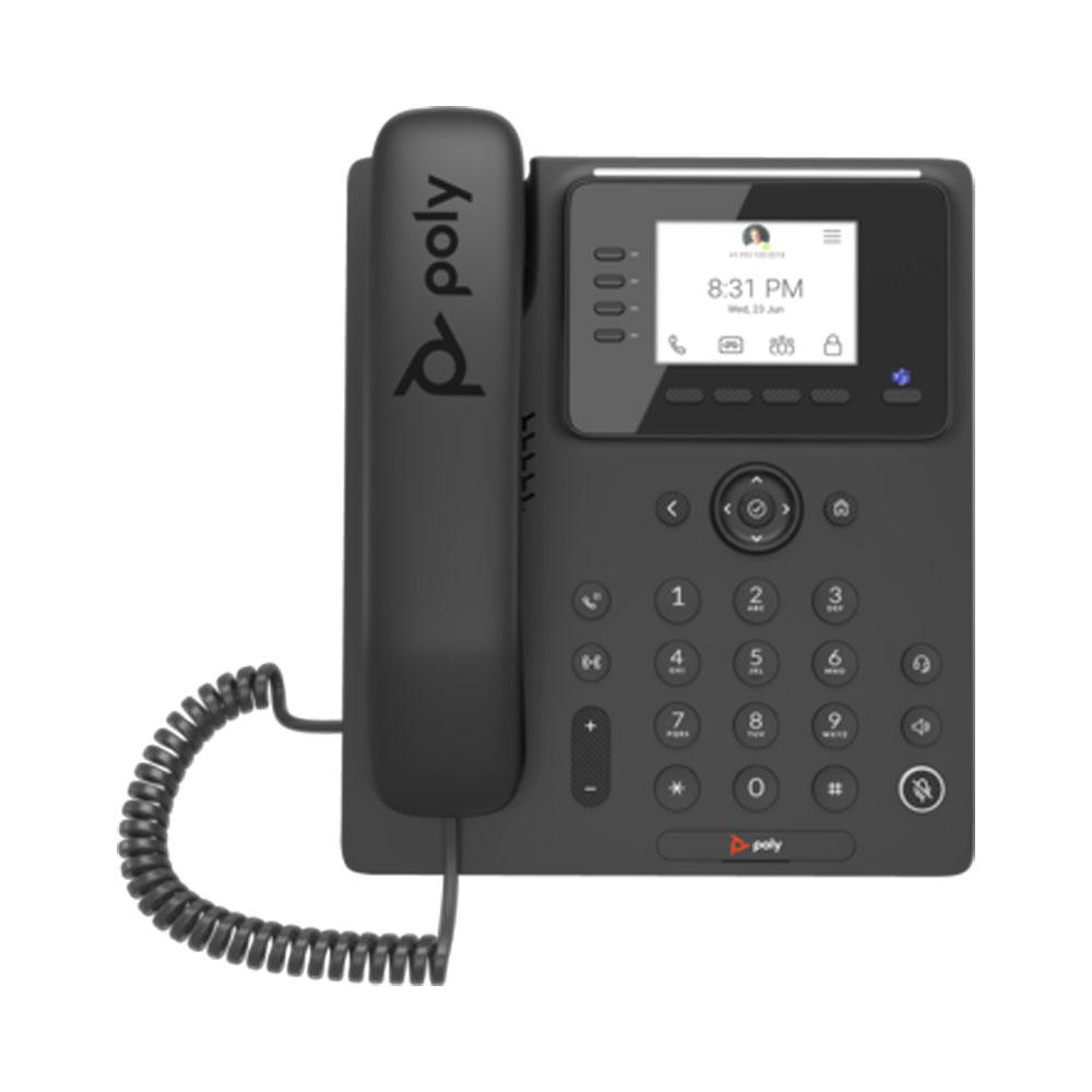 HP Poly CCX 350 Business Media Phone for Microsoft Teams and PoE-enabled - 848Z7AA
