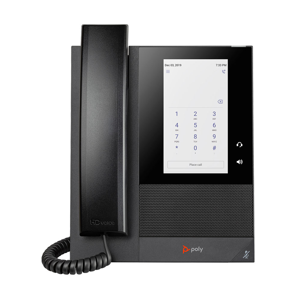 HP Poly CCX 400 Business Media Phone for Microsoft Teams and PoE-enabled GSA/TAA - 848Z9AA#ABA