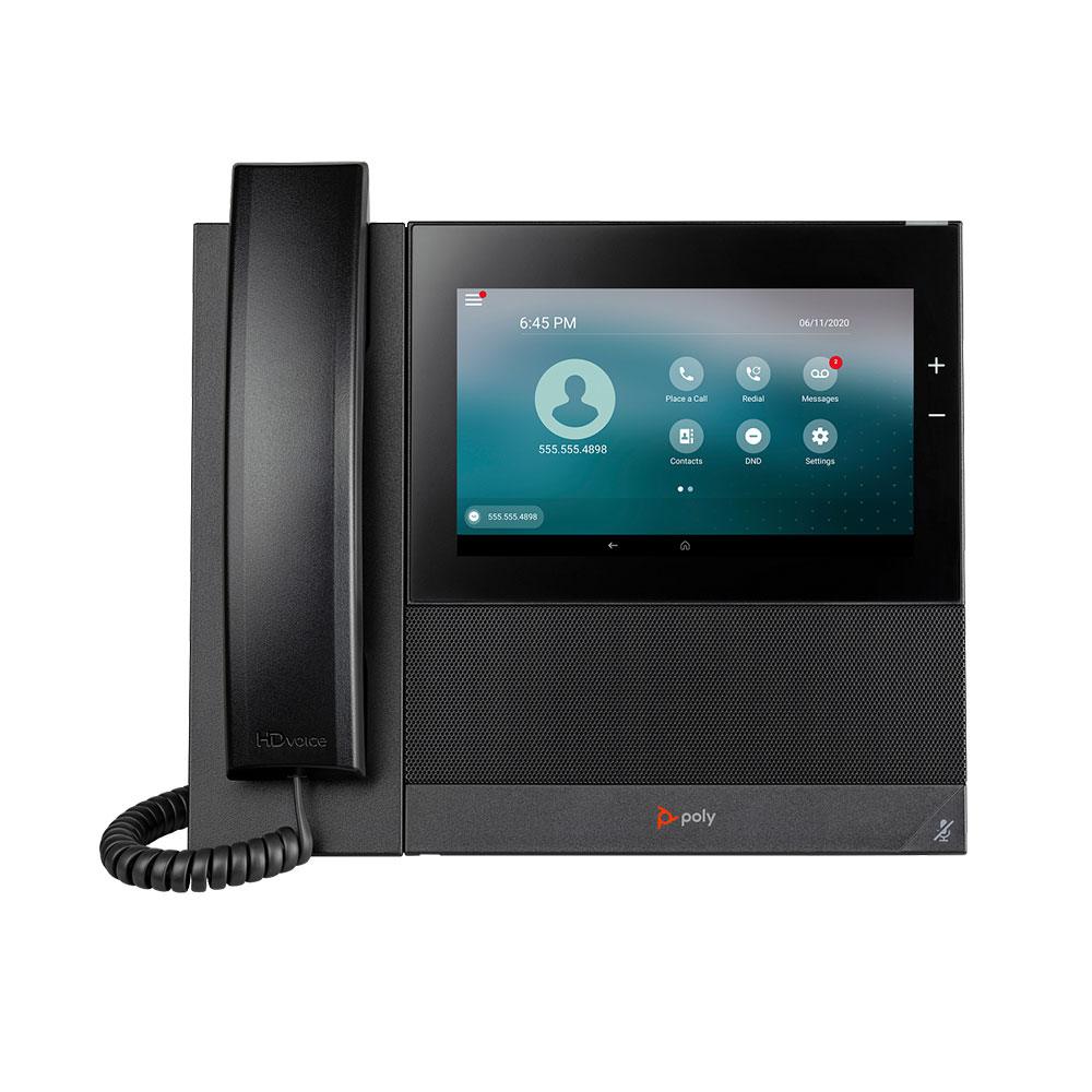 HP Poly CCX 600 Business Media Phone with Open SIP and Power Supply - 84C17AA#ABA