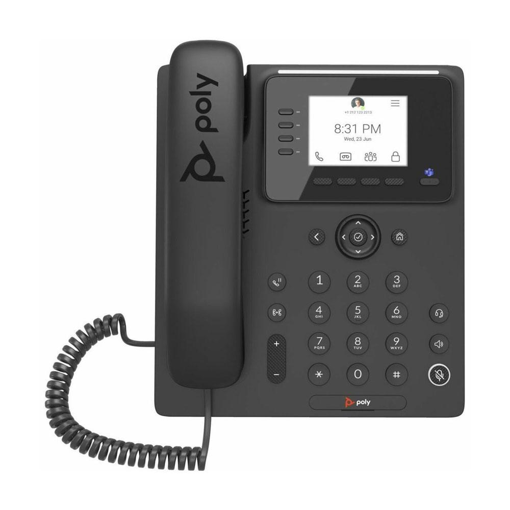 HP Poly CCX 350 Business Media Phone for Microsoft Teams and PoE-enabled GSA/TAA - 8F3G3AA#ABA