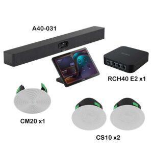 Yealink A40 MeetingBar with Ceiling Audio Devices, for small to medium rooms