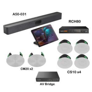 Yealink A50 MeetingBar with Ceiling Audio Devices, for medium to large rooms