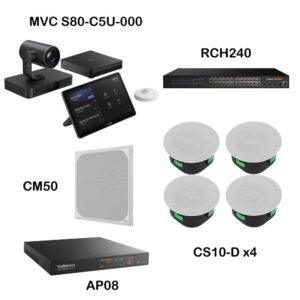 Yealink MVC S80 Teams Rooms system with Ceiling Audio Device