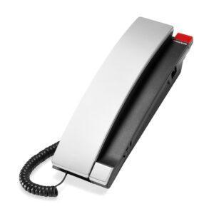 VTech Hospitality A2310 Silver and Black 1-Line Contemporary Analog TrimStyle Phone - 80-H024-06-000