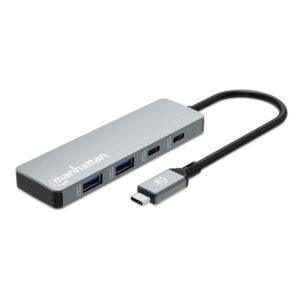 Manhattan MHUB-2A2C-C10G, 4-Port 10G USB-A / USB-C Combo Hub 2x2 - 181372