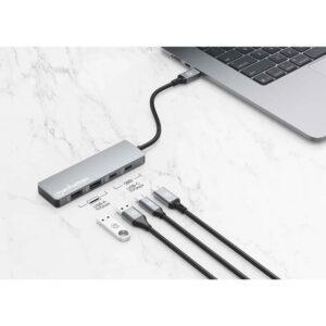 Manhattan MHUB-2A2C-C10G, 4-Port 10G USB-A / USB-C Combo Hub 2x2 - 181372