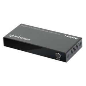 Manhattan MHSP-8K60D-1X2, 8K@60Hz 2-Port HDMI Splitter with Built-in Scaler - 208468