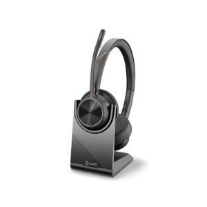 HP Poly Voyager 4320 USB-C Headset with BT700 dongle and Charging Stand - 77Z31AA