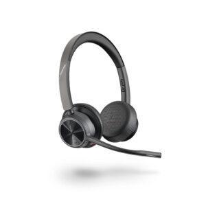 HP Poly Voyager 4320 USB-C Headset with BT700 dongle and Charging Stand - 77Z31AA