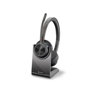 HP Poly Voyager 4320-M Microsoft Teams Certified Headset with BT700 dongle and Charging Stand - 77Z32AA