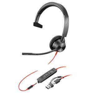 HP Poly Blackwire 3315 Monaural Headset - 8X217AA