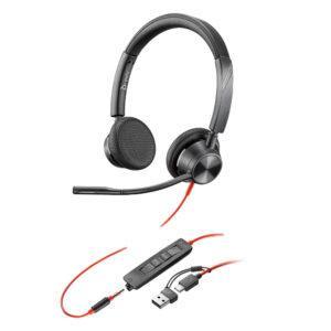HP Poly Blackwire 3325 Stereo Headset - 8X221AA