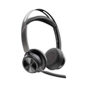 HP Poly Voyager Focus 2 Microsoft Teams Certified USB-C-C Headset with USB-C/A Adapter - 9T9J4AA#AC3