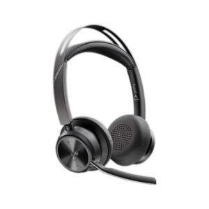HP Poly Voyager Focus 2 Microsoft Teams Certified USB-C-C Headset with USB-C/A Adapter TAA - 9T9K0AA#AC3